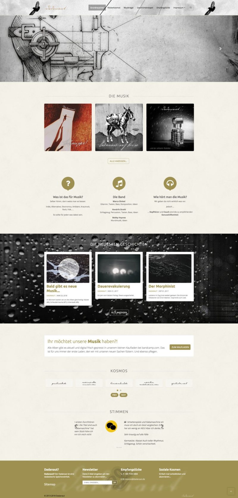 dadanaut.de Relaunch – Neustart